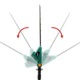 DOEWORKS 20V Li-ion 2 in 1 Multi-Angle Battery Trimmer, Cordless Electric Pole Hedge Trimmer with 20