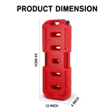 Gas Can, AAIWA 5.28 Gallon Portable Spare Fuel Oil Petrol Diesel Gas Storage Tank for Off Road Car SUV ATV Motorcycle, 20L