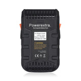 Powerextra 2 Pack 18-Volt 4.0Ah Lithium Ion Replacement Battery for RIDGID R840087 R840083