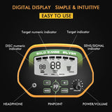RM RICOMAX Professional Metal Detector GC-1037ăDisc & Notch & Pinpoint Modesă Metal Detector Waterproof IP68 with High AccuracyăAdvanced DSP Chipă Metal Detectors for Adults with Headphones
