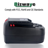 Biswaye 2Pack 18V Battery SB18C SB18A SB18B for Skil 18V Select System Cordless Tools 2810 2888 2895 2897 2898 4570 5850 5995 7305 9350, 3000mAh Ni-Cd