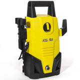 XtremepowerUS Mini Electric Pressure Washer Hose Lightweight Jet 1300 PSI 1.2 GPM Sprayer Cleaner Machine Soap Dispenser