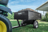 Agri-Fab 45-0101 750-Pound Max Utility Tow Behind Dump Cart, Black