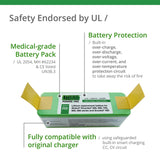 Lithium Roomba Replacement Battery For iRobot Roomba 980, 960, 890, 690, 614, 900, 800, 700, 600, 500 Series and Scooba 450, 4400mAh - UL&CE Certified Battery Pack