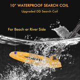 RM RICOMAX Professional Metal Detector GC-1037ăDisc & Notch & Pinpoint Modesă Metal Detector Waterproof IP68 with High AccuracyăAdvanced DSP Chipă Metal Detectors for Adults with Headphones