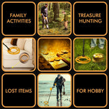 RM RICOMAX Professional Metal Detector GC-1037ăDisc & Notch & Pinpoint Modesă Metal Detector Waterproof IP68 with High AccuracyăAdvanced DSP Chipă Metal Detectors for Adults with Headphones