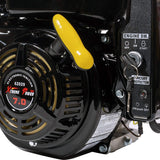 XtremepowerUS Electric Start 7 HP Go Kart Gas Engine Log Splitter Recoil/Electric Start Engine Gas Power Gasoline OHV Motor, Black