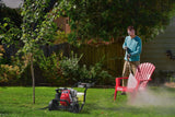 PowerBoss Gas Pressure Washer 3100 PSI, 2.7 GPM Powered by HONDA GC190 Engine with 25' High Pressure Hose, 4 Nozzles & Detergent Tank