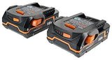 Ridgid (2) 18-Volt X4 Hyper Lithium-Ion Battery (Bulk Packaged)