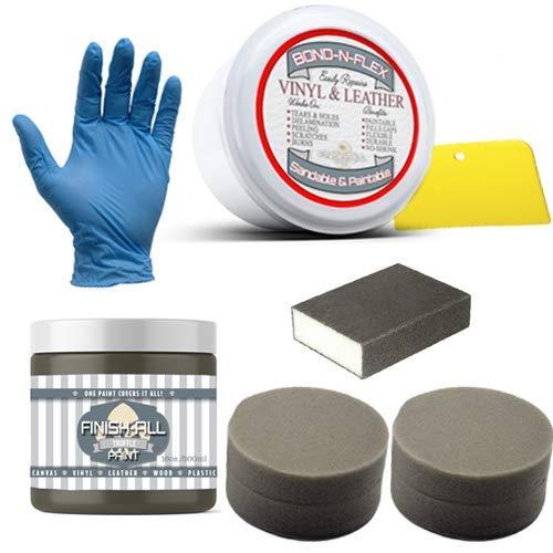 Heirloom Traditions Paint Bond-N-Flex Vinyl & Leather Repair, 8oz Kit (Truffle)