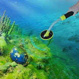 KKmoon Metal Detector, 98ft Waterproof Handheld Pinpointer, Pulse Induction Metal Detector, Precise Direction PI Technology Underwater Finding Treasure, Gold Unearthing Tool, with LED Light