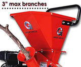 GreatCircleUSA 7HP Heavy Duty 212cc Gas Powered 3:1 capable Multi-Function Wood Chipper Shredder 3