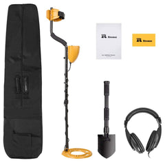 RM RICOMAX Professional Metal Detector GC-1037【Disc & Notch & Pinpoint Modes】 Metal Detector Waterproof IP68 with High Accuracy【Advanced DSP Chip】 Metal Detectors for Adults with Headphones