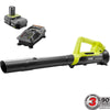 Ryobi ONE+ 90 MPH 200 CFM 18-Volt Lithium-Ion Cordless Leaf Blower - 2.0 Ah Certified RECONDITIONED