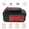 VANON 20V MAX 6.0Ah DCB200 Lithium Ion Replacement Battery Compatible with Dewalt 20V Battery DCB204 DCB205 DCB206 DCB205-2 DCB201 DCB203 DCB181 DCB180 20V DCD/DCF/DCG/DCS Series Tool, 2Pack