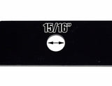 USA Mower Blades U15059BP (6) Extra High-Lift for Exmark 103-6401 103-6401-S Length 16-1/4in. Width 2-1/2in. Thickness .250in. Center Hole 15/16in. 48in. Deck