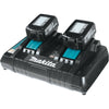 Makita DC18RD 18V Lithium-Ion Dual Port Rapid Optimum Charger (Renewed)