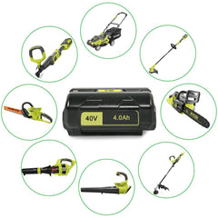 Amityke 40V 4000mAh Lithium Battery for Ryobi 40-Volt Collection Cordless Power Tools Li-ion Battery OP4015 OP4026 OP40201 OP40261 OP4030 OP40301 OP4040 OP40401 OP4050 OP40501 OP40601