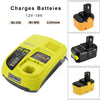 ANTRobut Upgrade P108 5.0Ah Replacement Battery for ryobi 18v Battery + Ryobi Charger for Ryobi Battery 18V ONE + P108 P107 P104 P105 P102 P103 Tools (Compatible with 260051002 P117 P118 P113 BCL1418)