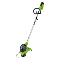 GreenWorks ST40B410 G-MAX 40V 12-Inch Cordless String Trimmer, 4Ah Battery and Charger Included