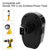 ANTRobut 2 Pack Upgraded 5000mAh XRP DC9096 18 Volt Lithium Replacement Battery for Dewalt 18V Ni-Cad battery DC9098 DC9099 DE9039 DE9095 DE9096 DE9098 DW9095 DW9096 DW9098 DE9503 Dewalt Batteries