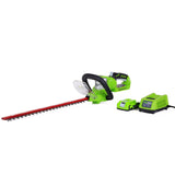 Greenworks 22-Inch 24V Cordless Hedge Trimmer, 2.0 AH Battery Included 22232