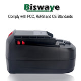 Biswaye 2Pack 18V Battery SB18C SB18A SB18B for Skil 18V Select System Cordless Tools 2810 2888 2895 2897 2898 4570 5850 5995 7305 9350, 3000mAh Ni-Cd