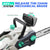 LiTHELi 40V 14 inches Cordless Chainsaw with Outrunner Brushless Motor, 2.5AH Battery and Charger