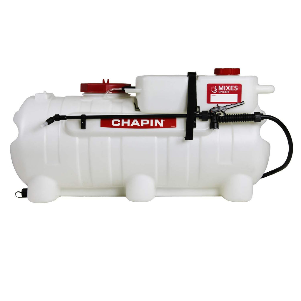 Chapin International 97561 Chapin Presents The First-Ever Clean-Tank ATV Spraying System, 25-Gallon Sprayer, Translucent