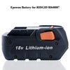 Epowon 2-Packs Replacement 4000mAh Lithium Ion Battery 18V for RIDGID 18Volts R840087 R840083 R840086 AC840085 Compact Power Tool Battery