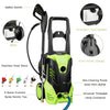 Homdox 3000 PSI Pressure Washer, 1.80GPM Power Washer, 1800W High Pressure Power Washer Machine with Power Hose Gun Turbo Wand 5 Nozzles (Green)