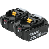 Makita BL1850B-2 18V LXT Lithium-Ion 5.0Ah Battery Twin Pack