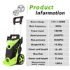 Homdox Electric High Pressure Washer 3500PSI 2.6GPM Power Pressure Washer Machine 1800W with Telescopic Hangle