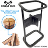 EasyGoProducts Jack Axe Wedge Firewood Kindling Tool Cuts 4 Ways - Wood Log Cracker Splitter-Patent Pending