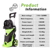 Homdox 3500 PSI Power Washer High Pressure Washer 2.6 GPM 1800W Electric Pressure Washer Professional with Hose Reel and 4 Nozzles