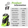 Homdox 3500 PSI Electric Pressure Washer 2.6 GPM High Pressure Washer 1800W Electric Power Washer Cleaner with 4 Nozzles