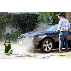 Homdox 3000 PSI Pressure Washer, 1.80GPM Power Washer, 1800W High Pressure Power Washer Machine with Power Hose Gun Turbo Wand 5 Nozzles (Green)
