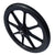 Sherpa 20 x 2.125 Flat Free Wheel for Rubbermaid Cart (2-Pack)