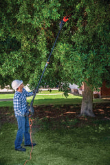 Remington RM1035P Ranger II 8-Amp Electric 2-in-1 Pole Saw & Chainsaw with Telescoping Shaft and 10-Inch Bar for Tree Trimming and Pruning