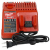 Milwaukee 48-59-1812 12V/18V Battery Charger and (2) 48-11-1820 18V 2.0Ah Batteries