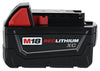 Milwaukee 48-11-1828 Genuine OEM M18 3 Amp Hour 18V Lithium Ion XC Extended Capacity Battery with Redlink Intelligence and Extreme Weather Performance