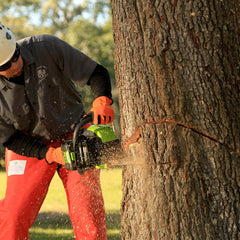 Greenworks PRO 18-Inch 80V Cordless Chainsaw, 2.0 AH Battery Included GCS80420