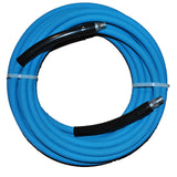 JGB Enterprises Eagle Hose Eaglewash I Wrapped Blue Modified Nitrile Pressure Washer Hose Assembly, 3/8